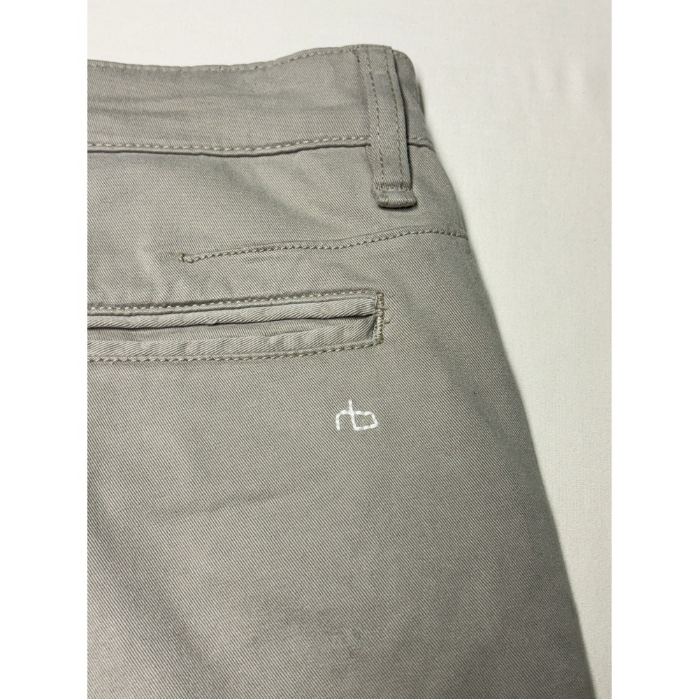 Rag & Bone Fit 2 Chino Pants Mens 33X30 Leaf Grey Slim Straight Stretch - Picture 7 of 13